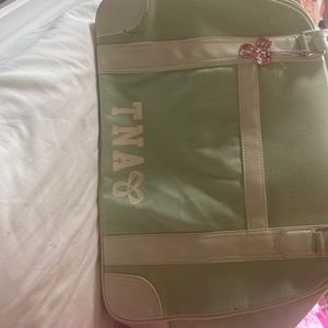 Tna light green overnight bag
